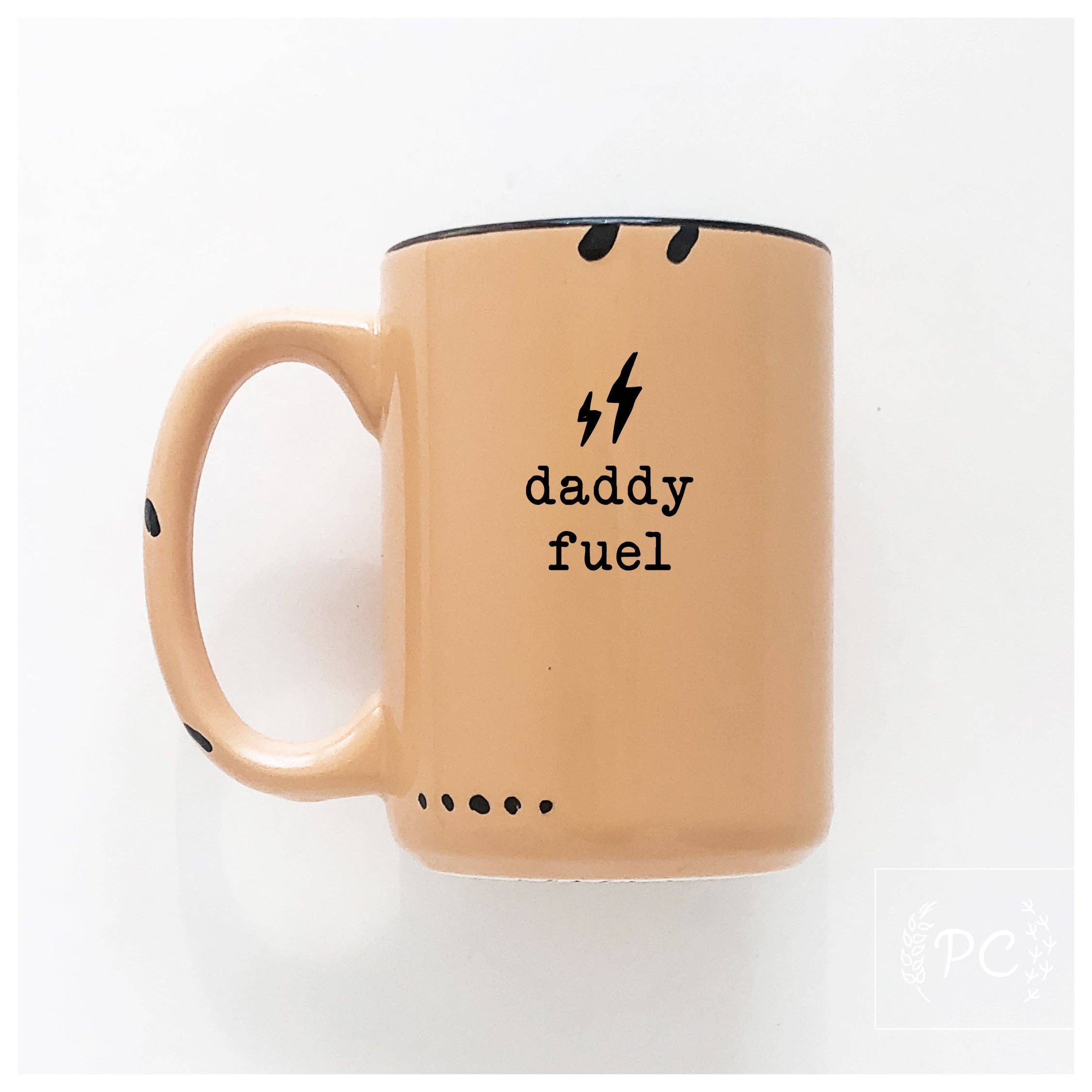 Ceramic Mug- Daddy Fuel Blue