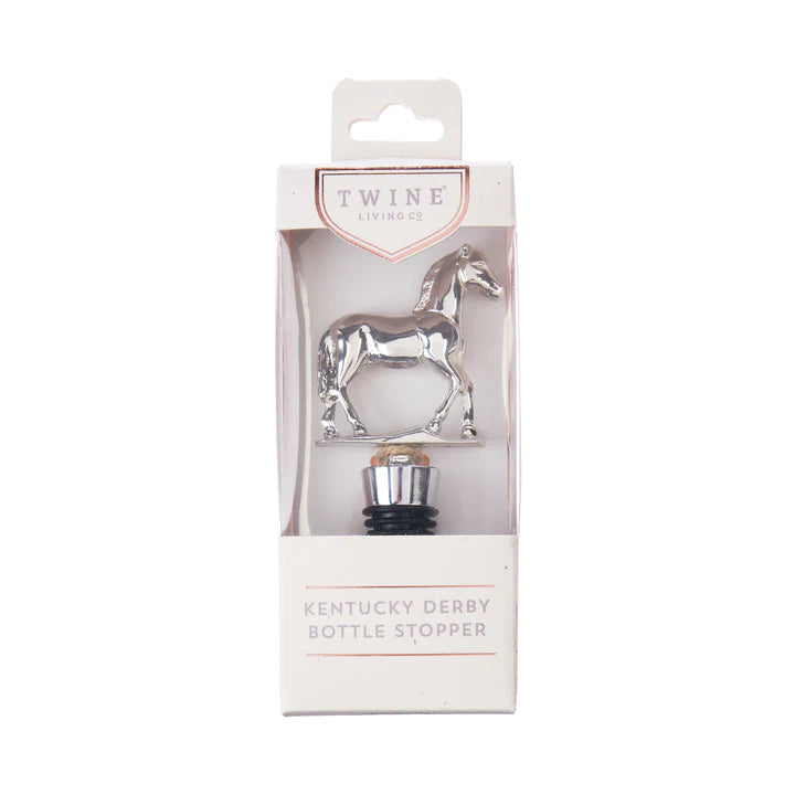 Wine Stopper- Pewter Derby