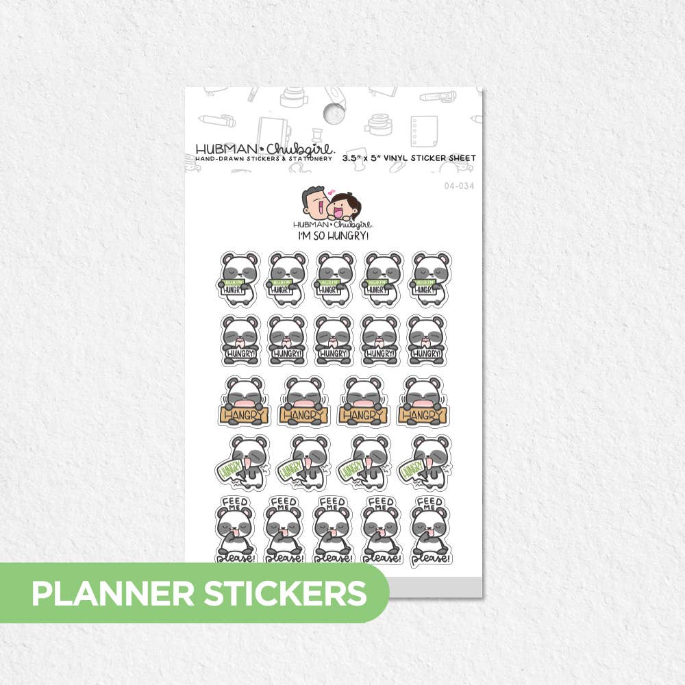 Planner Stickers- I'm So Hungry