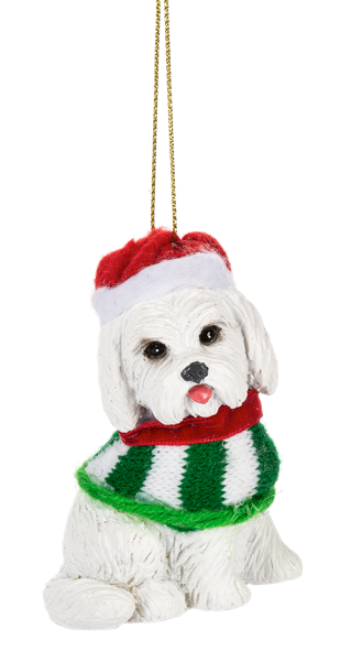 Ornament- Santa Paws Dogs Assorted