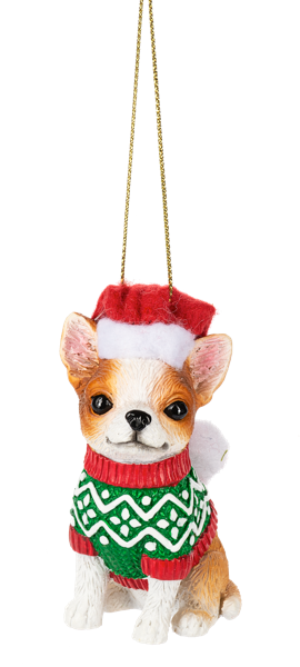 Ornament- Santa Paws Dogs Assorted
