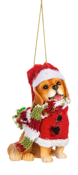 Ornament- Santa Paws Dogs Assorted