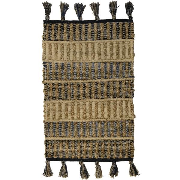 Area Rug- Jute & Cotton w/Tassels 24x36"