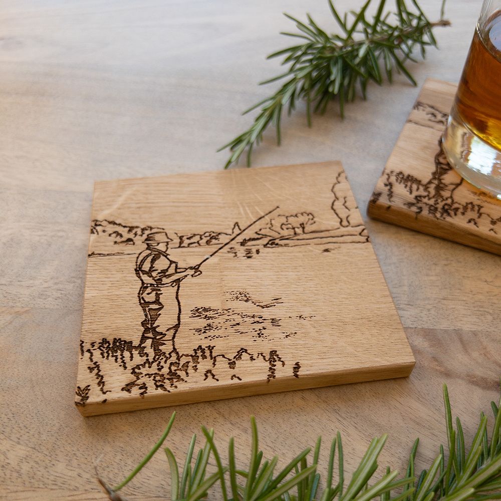 Coasters Set/2- Fishing