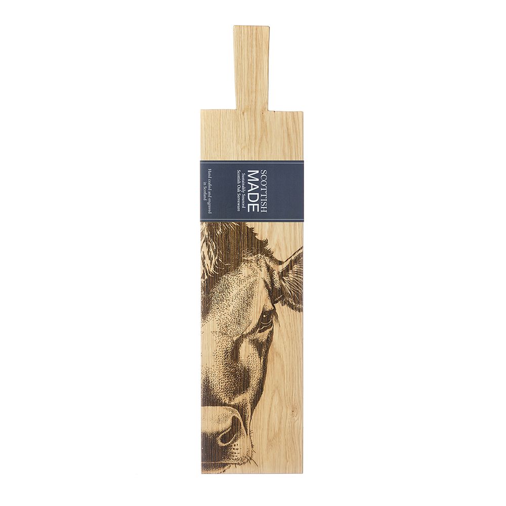 Cheese Board Paddle- Long Jersey Cow