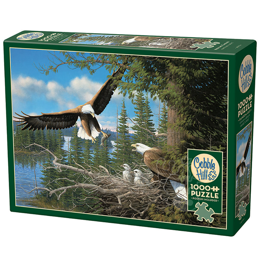 1000 Pc Cobble Hill Puzzle- Nesting Eagles
