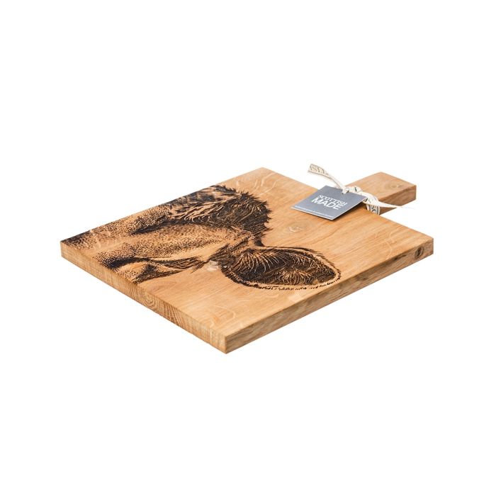 Cheese Board Paddle- Medium Sycamore Jersey Cow