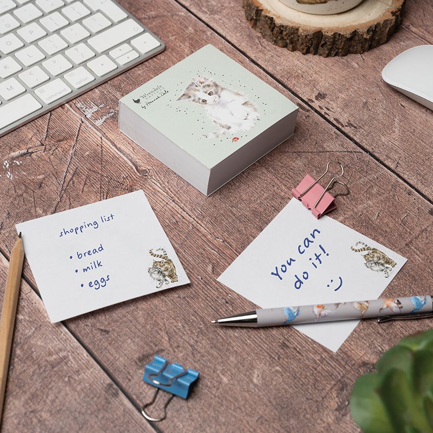 Sticky Notes Memo Block- Ladybird Cat