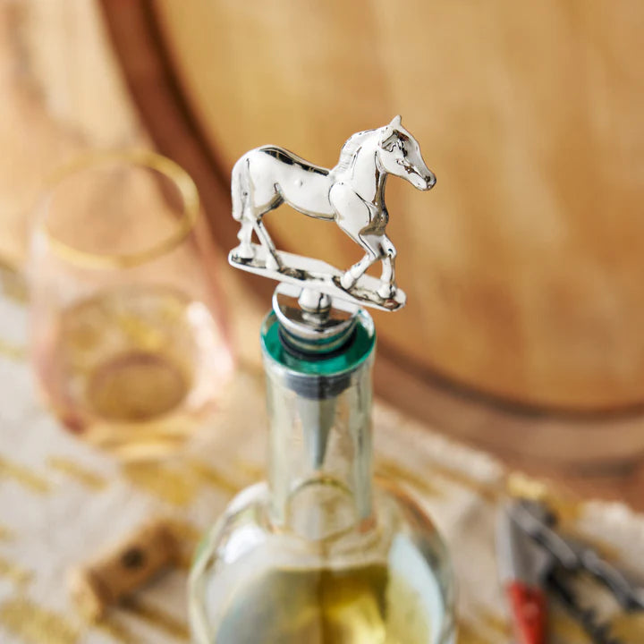 Wine Stopper- Pewter Derby