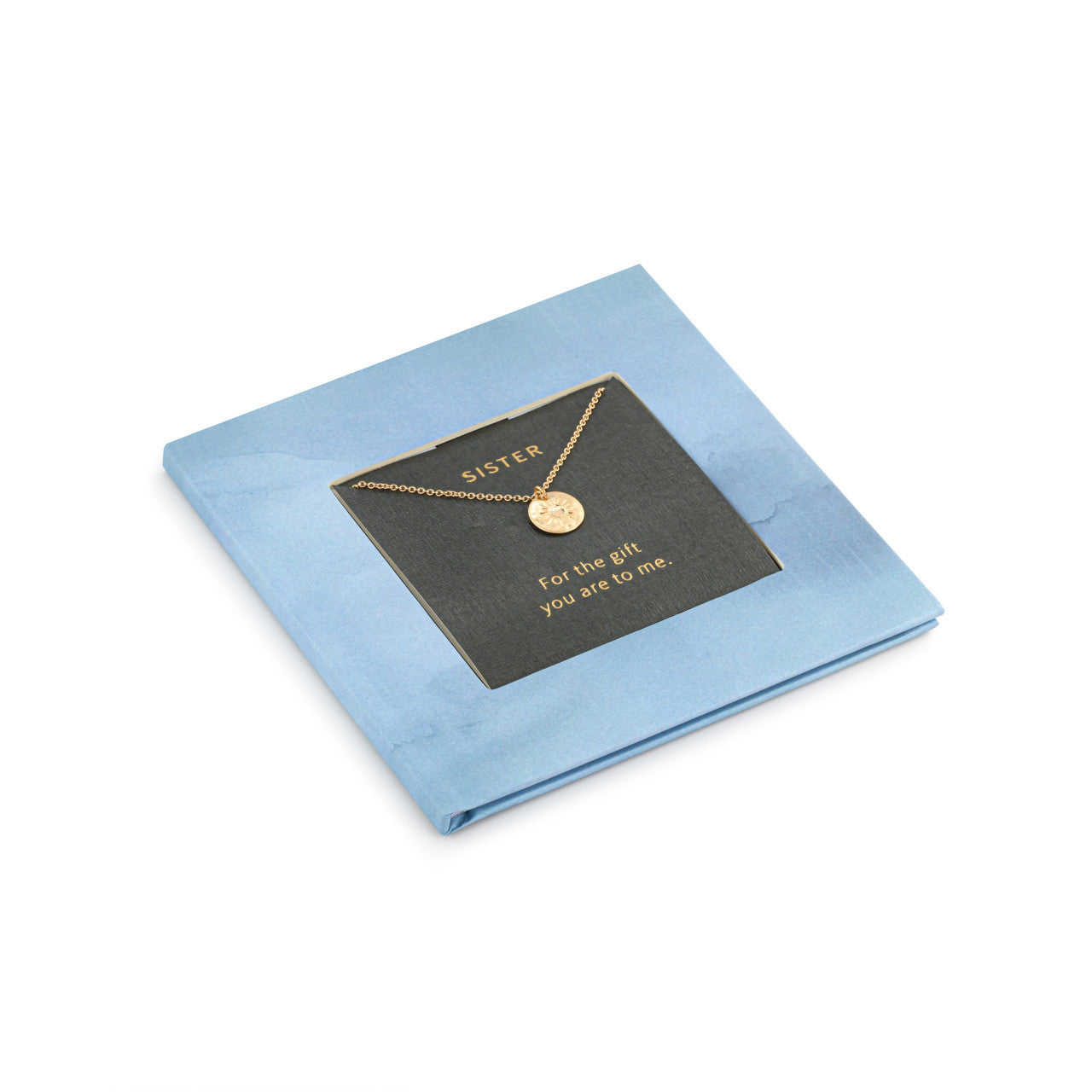 Necklace & Book- Sister