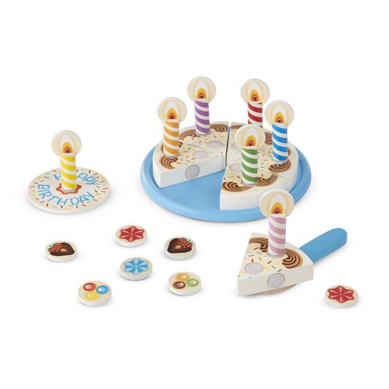 Wooden Play Food- Birthday Cake