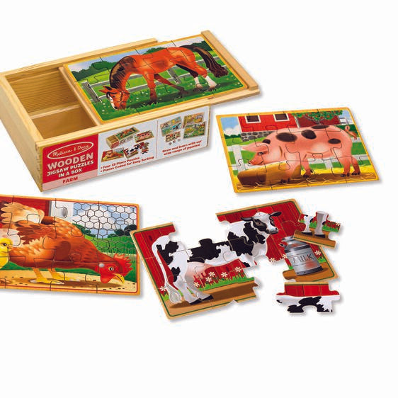 Puzzle- Farm Animals 12 Pc