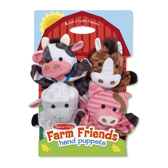 Hand Puppet Set- Farm Friends