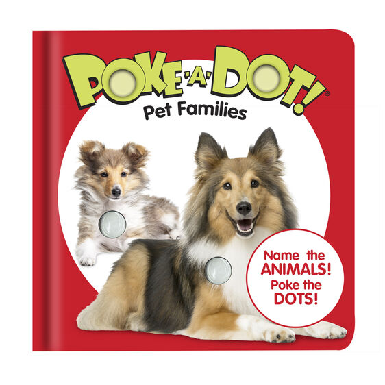 Poke-a-Dot Board Book- Pet Families