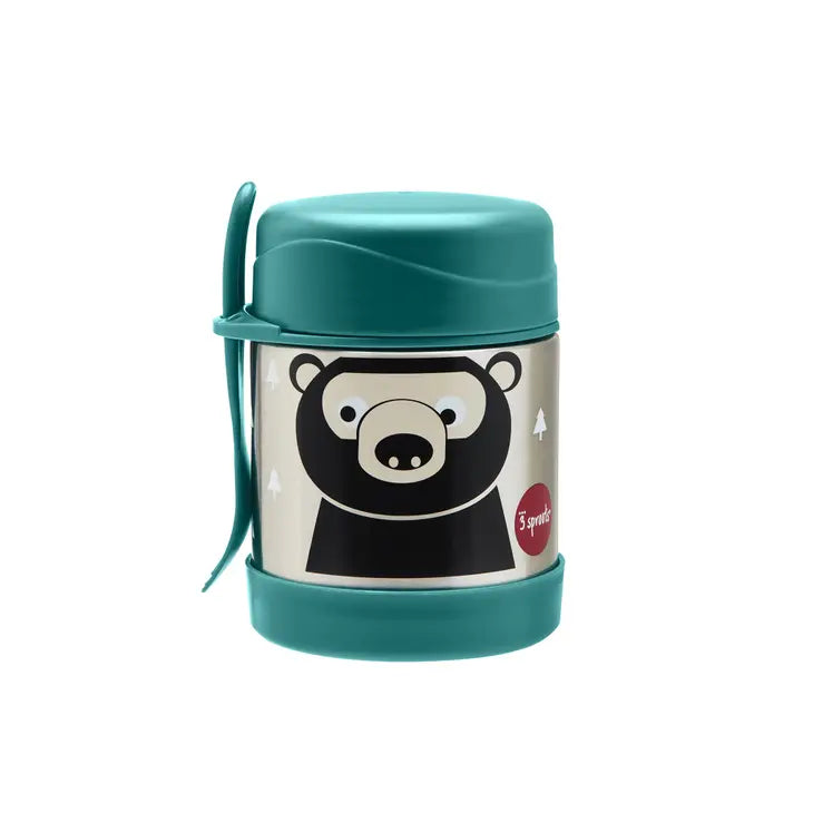 Stainless Steel Food Jar- Bear