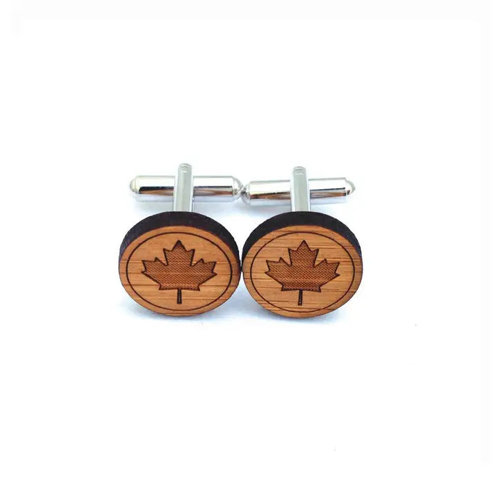 Cufflinks- Maple Leaf