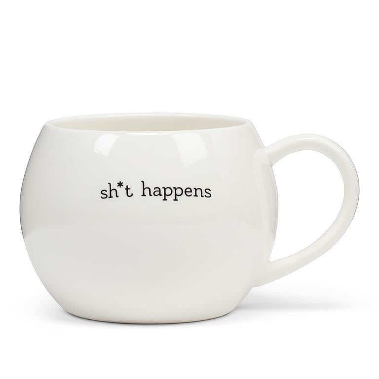 Mug- Sh*t Happens, Coffee Helps