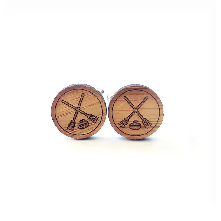 Cufflinks- Curling