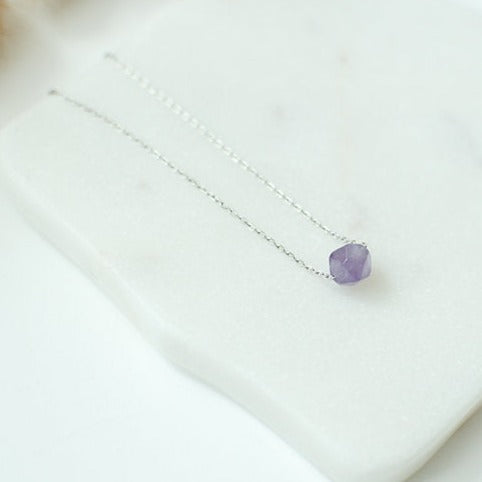 Gemstone Necklace - Amethyst