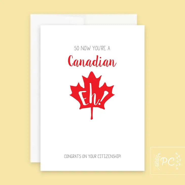 Congratulations Card- Canadian Eh!