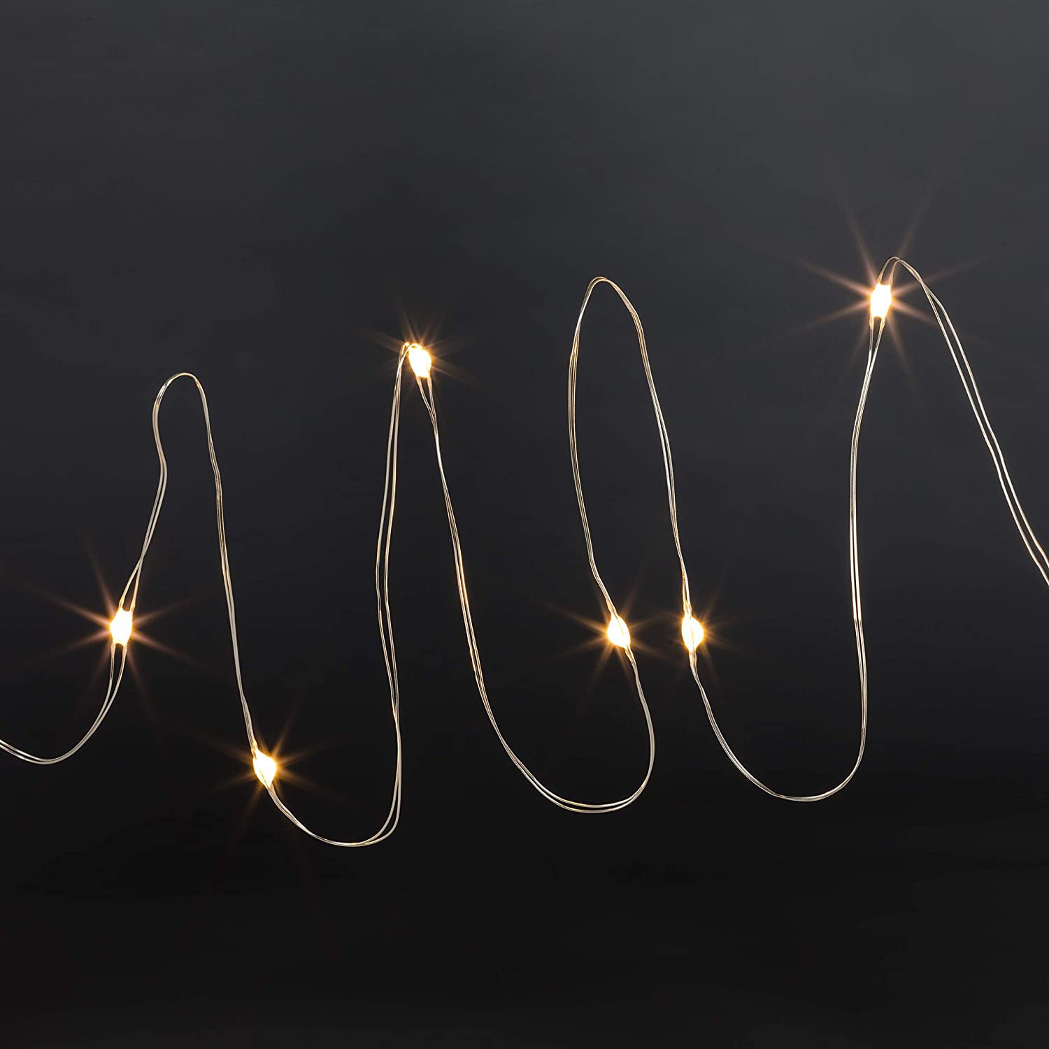 String Lights- 20 LED Twinkling Battery Operated