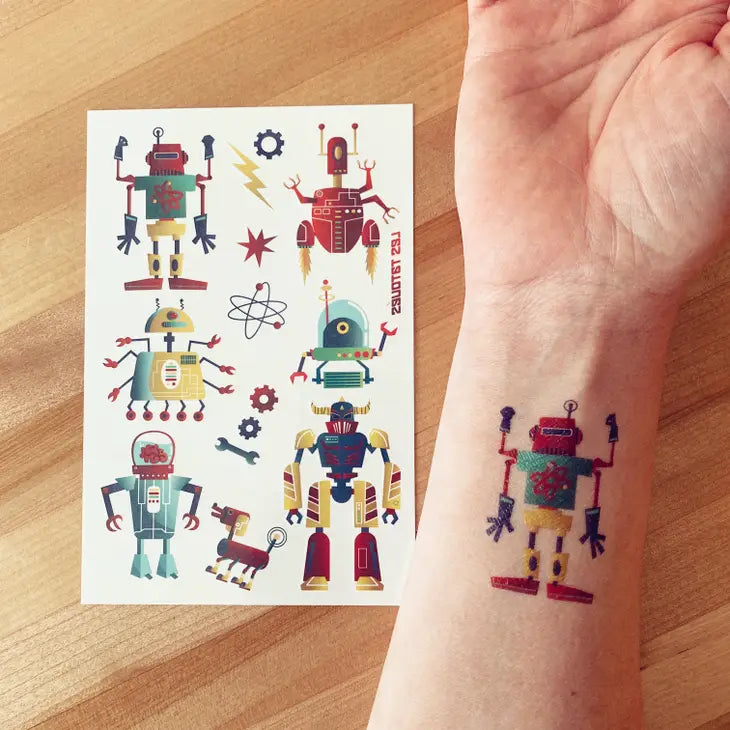 Les Tatoues - Temporary Tattoos - Robots