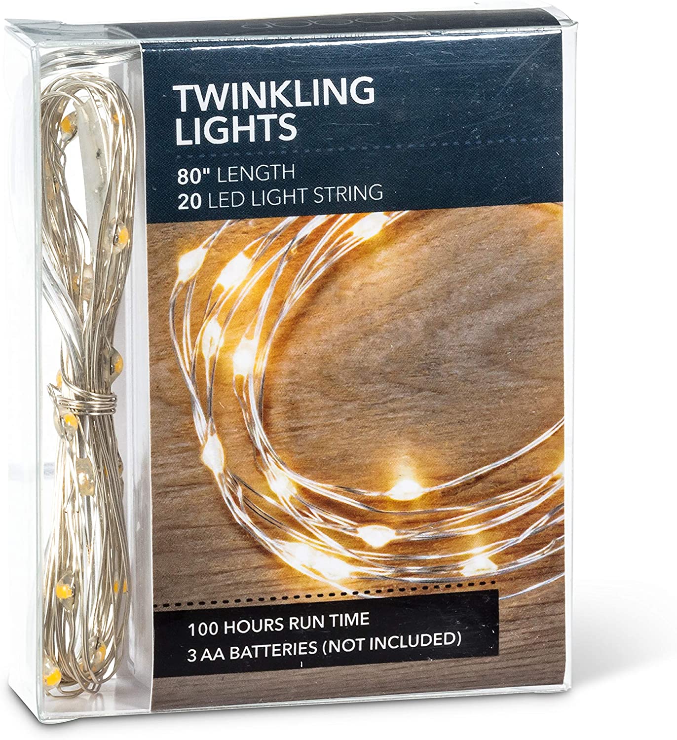 String Lights- 20 LED Twinkling Battery Operated