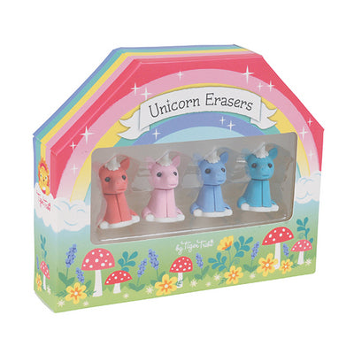 Unicorn Erasers- Set of 4