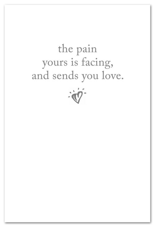 Sympathy Card- My Heart Has Known