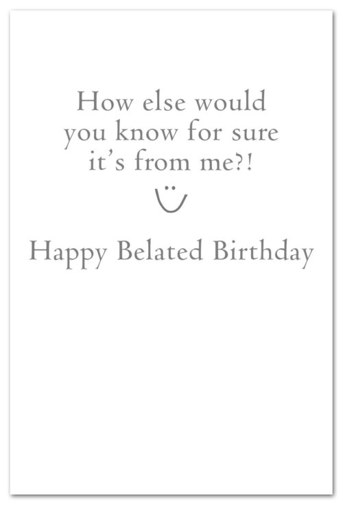 Belated B-Day Card- Rhino