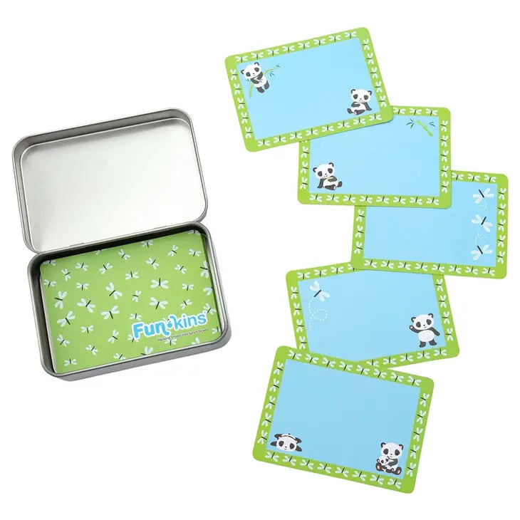 Kid's Lunchbox Note Cards- Pandas