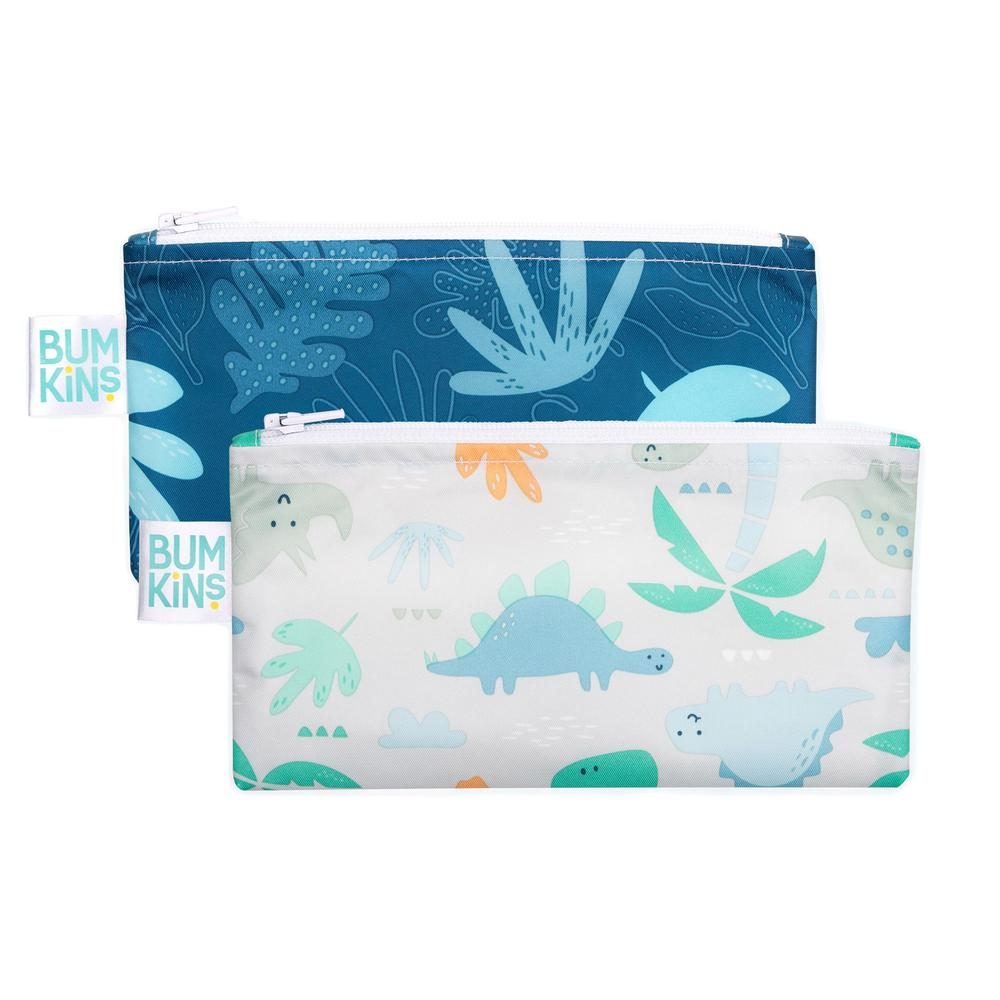 Snack Bag Small- Blue Tropics 2 Pack
