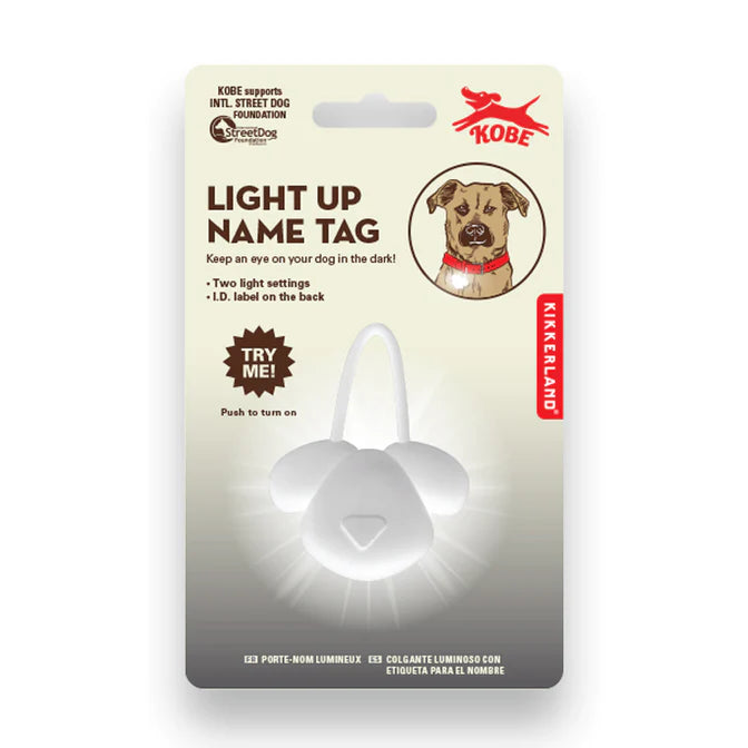 Dog Light Up Name Tag