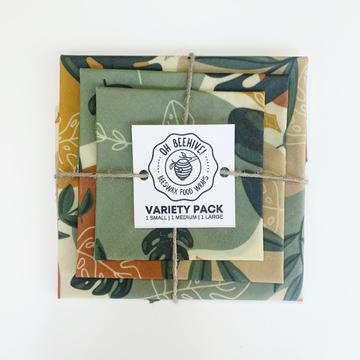 Beeswax Wraps 3 Pc- Assorted