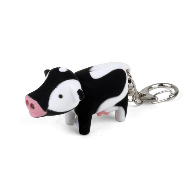 Keychain- Light Up Cow