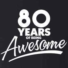 Unisex T-Shirt- 80th Birthday