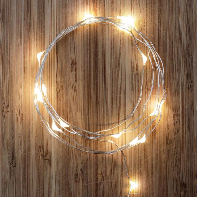 String Lights- Silver Wire 20 w/Timer