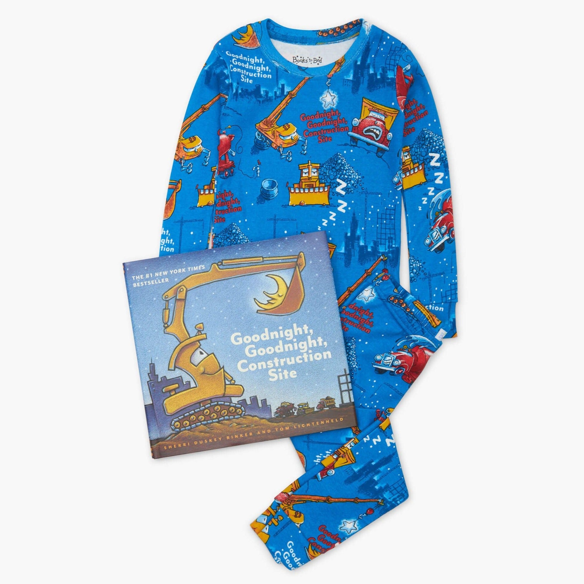 Kid's PJ & Book Set- Goodnight, Goodnight Construction Site