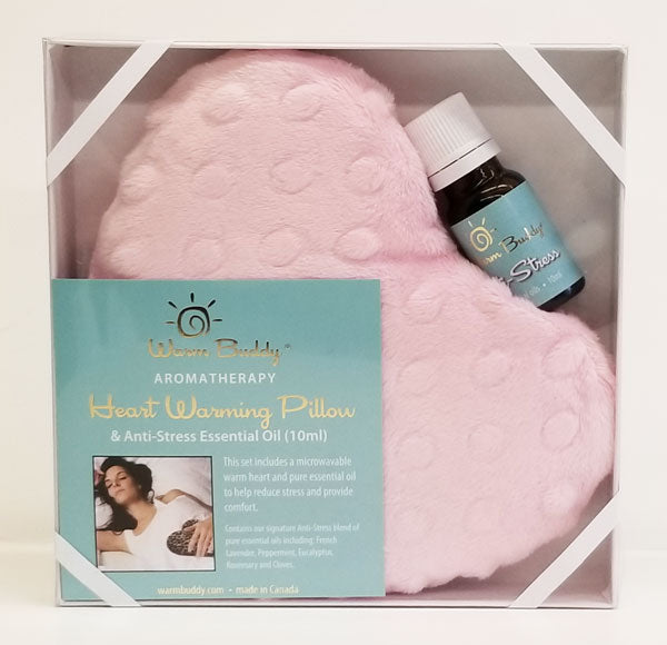 Warming Pillow & Anti-Stress Oil Set