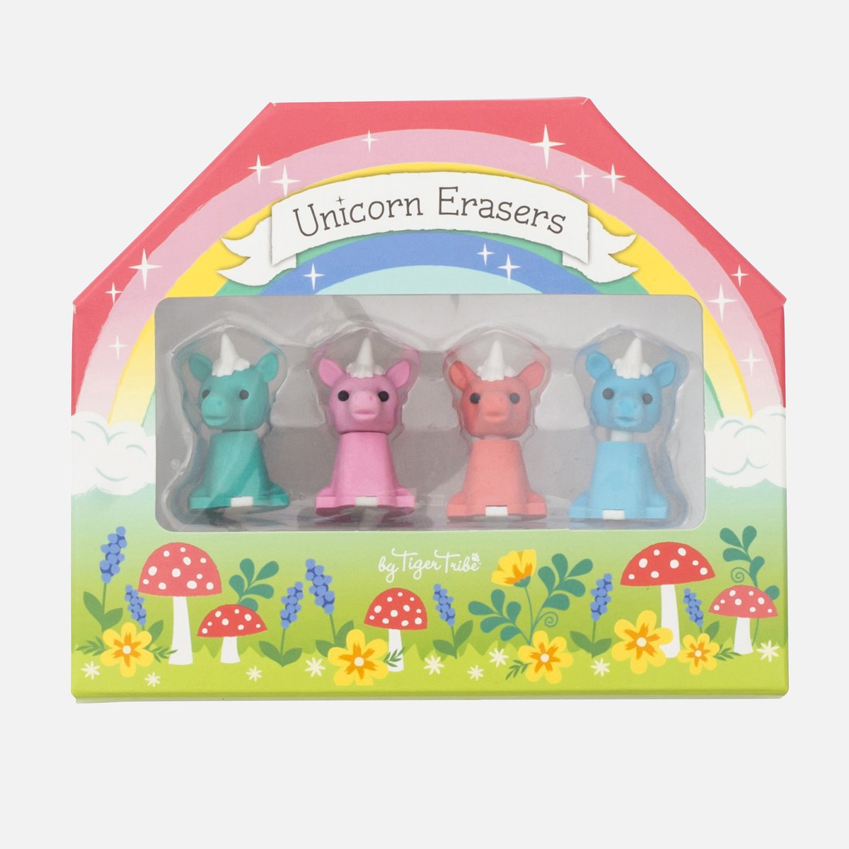 Unicorn Erasers- Set of 4
