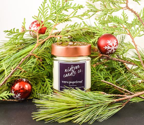 Wood Wick Candle- Warm Gingerbread 10.5 oz