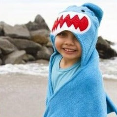 Kid's Hooded Towel- Shark