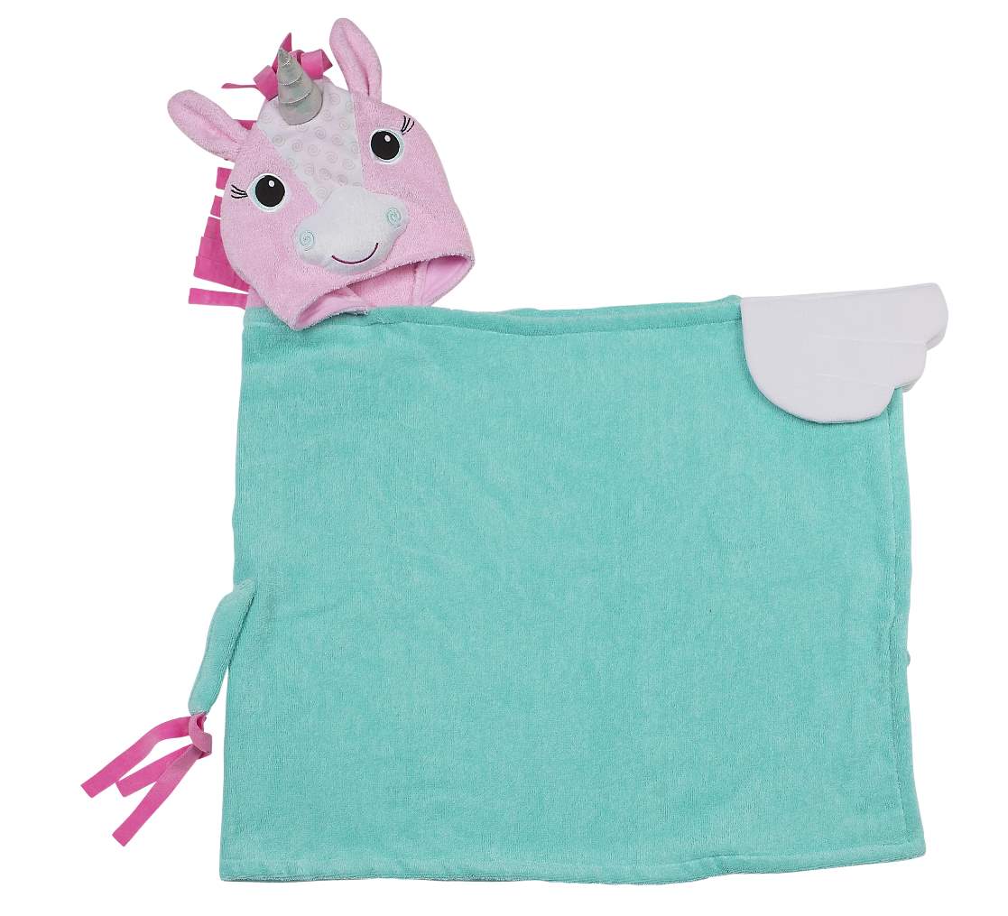 Kid's Hooded Towel- Alicorn
