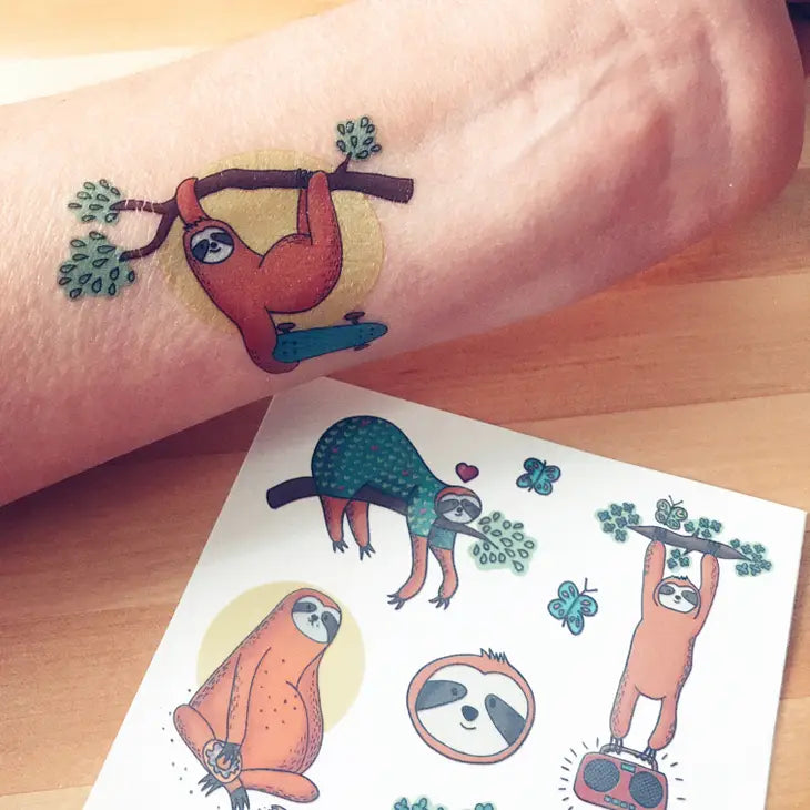 Les Tatoues - Temporary Tattoos - Sloths