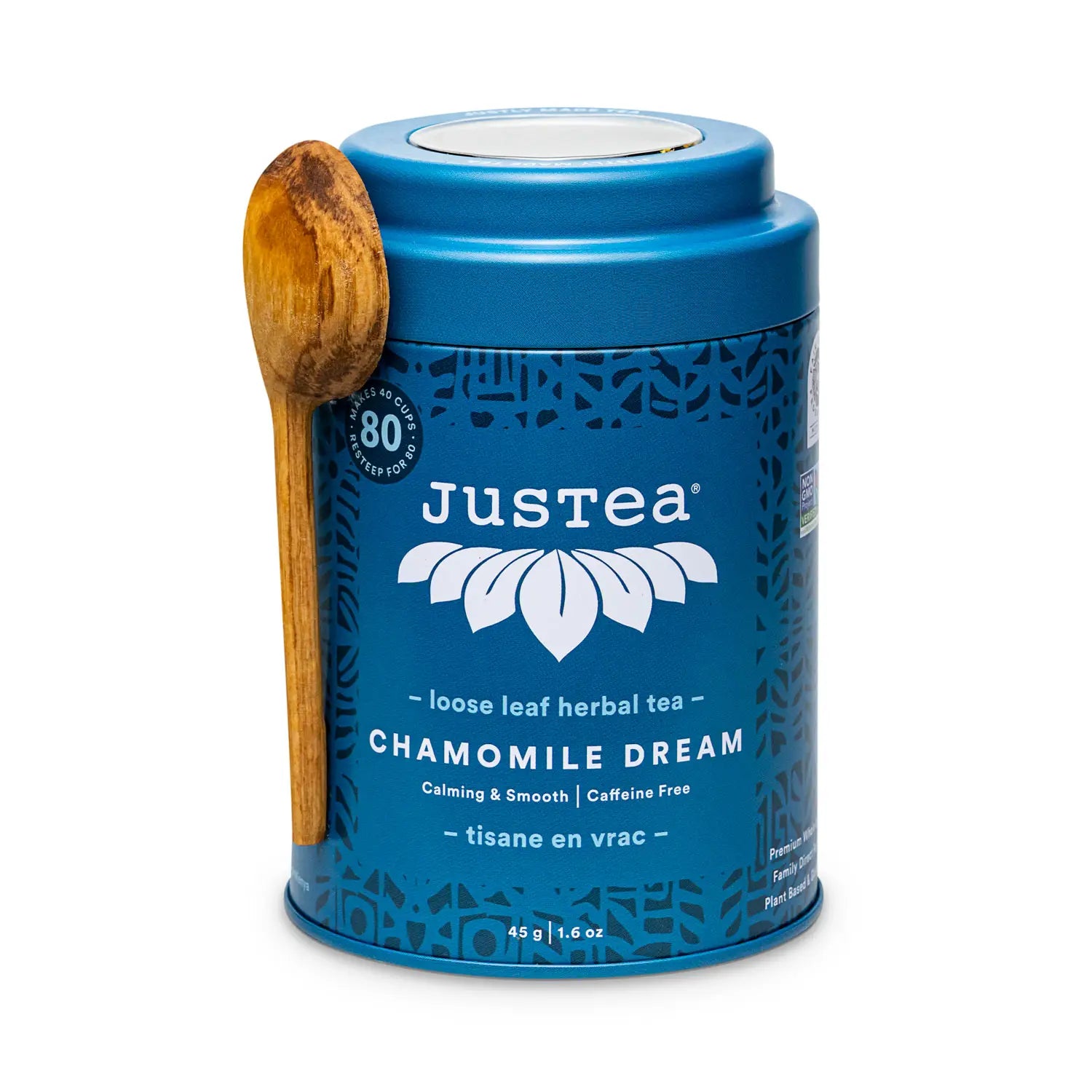 Herbal Tea Canister & Spoon- Chamomile Dream 100g