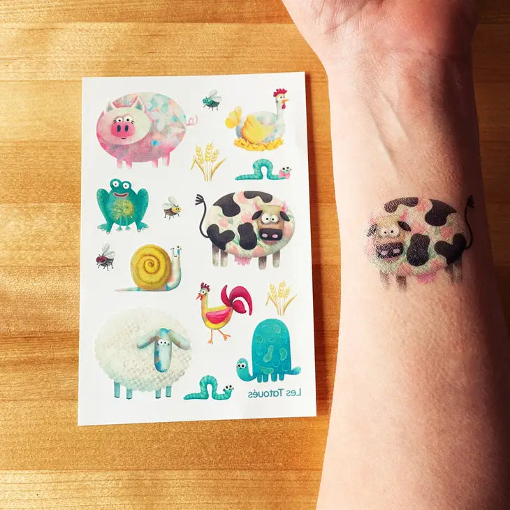 Les Tatoues - Temporary Tattoos - Farm