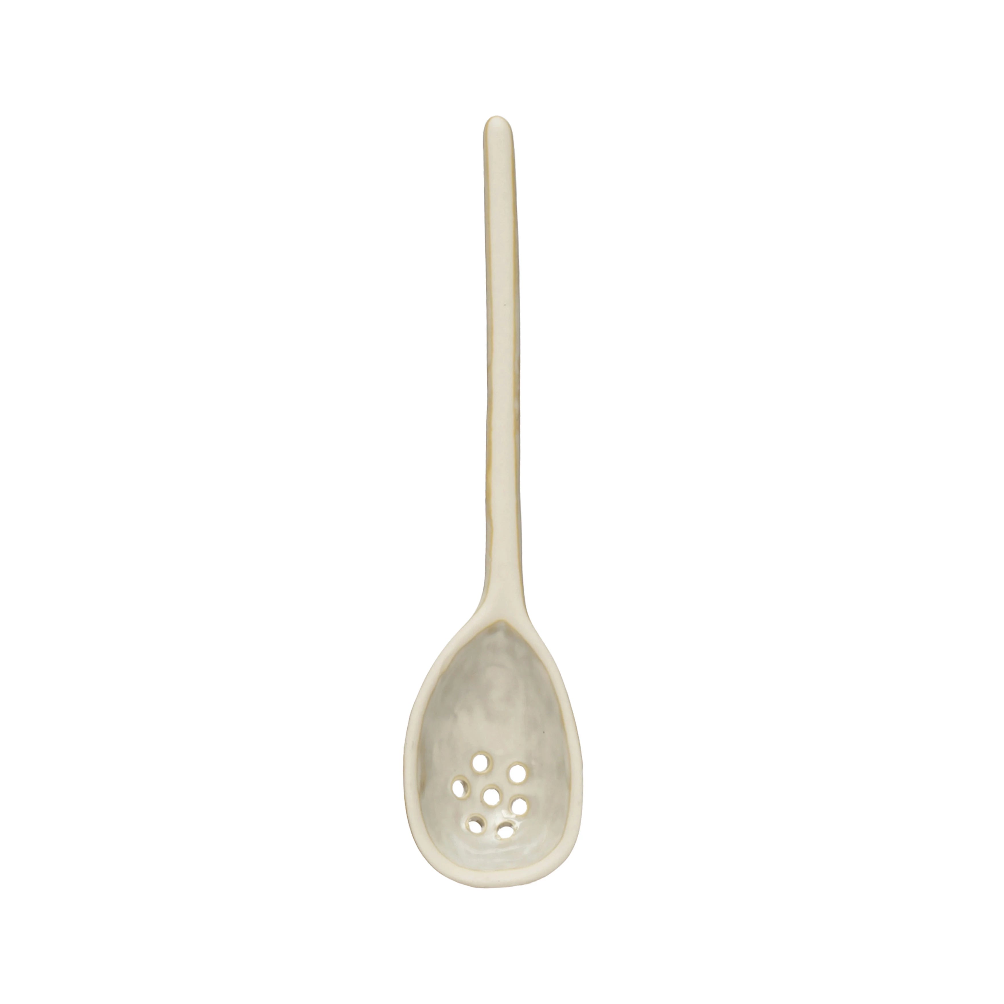 Spoon- Stoneware Strainer