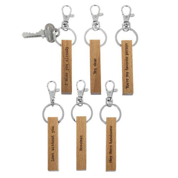 Lasercut Key Ring- For The Guys- Assorted