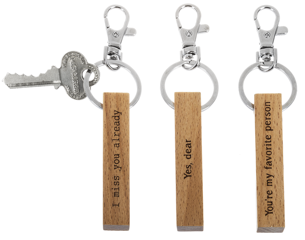 Lasercut Key Ring- For The Guys- Assorted