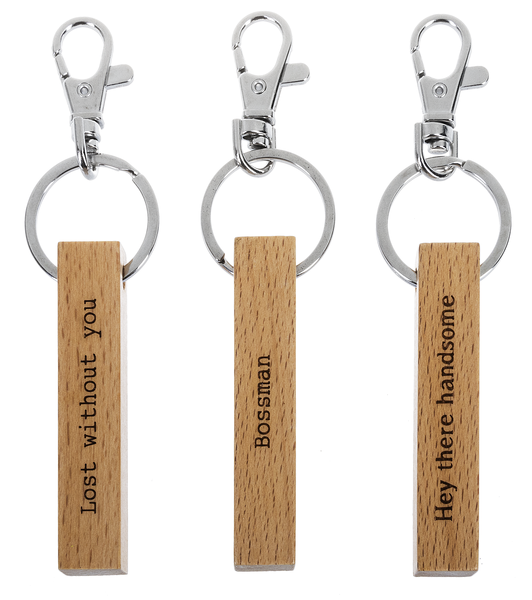 Lasercut Key Ring- For The Guys- Assorted